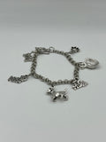 Dog Breed Charm Bracelet Chihuahua Dachshund, Greyhound Labrador, Poodle