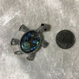 Natural Abalone Shell Animal Pendants, Movable Turtle, Owl, Elephant