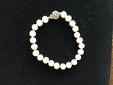 7 inch cultured freshwater pearl bracelets bronze pink lavender or white
