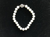 7 inch cultured freshwater pearl bracelets bronze pink lavender or white