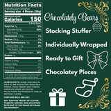 Chocolatey Christmas Bears, 8 Count
