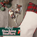 Chocolatey Santa & Reindeer Pops, 1.41 oz