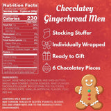 Chocolatey Gingerbread Men, 6 Count