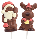 Chocolatey Santa & Reindeer Pops, 1.41 oz