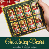 Chocolatey Christmas Bears, 8 Count