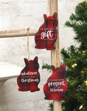 The Only Gift You Need Christmas Ornament, 3 Assorted