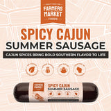 No Nitrate/Nitrite Spicy Cajun Summer Sausage 5oz