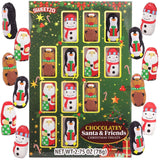Chocolatey Santa & Friends Candies, 12 Count