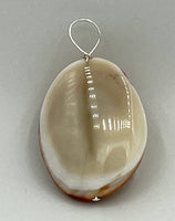 Natural Spiny Oyster Shell Oval Pendant