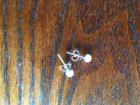 Dainty 5 MM Cultured Freshwater Pearl Stud Sterling Silver Earrings
