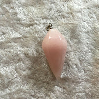 natural gemstone faceted drop pendants