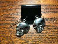 Halloween Dangle Earrings choice of Bat, Cat, Spider, Pumpkin, Witch, or Skull