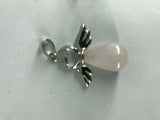 cute 3d gemstone and silvertone owl pendant