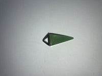 Natural Gemstone Carved Pyramid Pendant