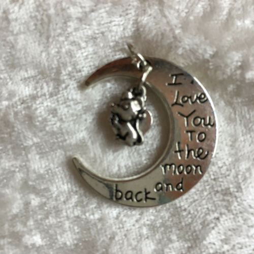 I Love my Cat to the Moon and Back Pendant, Pet Theme Gift, Cat Lover Gift