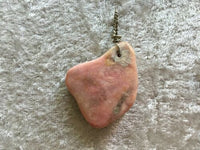 Natural Pink Opal Gemstone Small Freeform Pendant