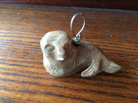 Natural Soapstone Carved 3d Seal Pendant
