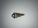 Natural Gemstone Carved Pyramid Pendant