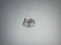 natural ametrine gemstone sterling silver teardrop pendant