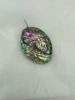 Natural Whole Abalone Shell Large Pendant