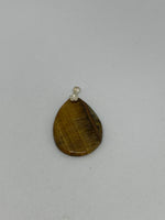 Natural Crazy Lace Agate Gemstone Teardrop Sterling Silver Pendant