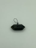 Natural Labradorite Gemstone Double Terminated Point Pendant