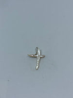 Natural White Pearl Gemstone Carved Cross Pendant